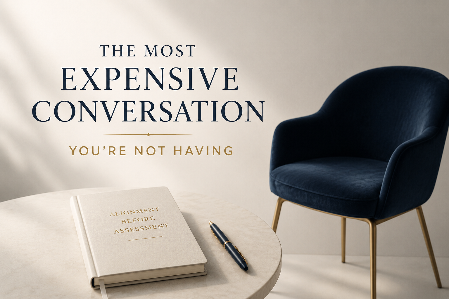 The Most Expensive Conversation You're Not Having