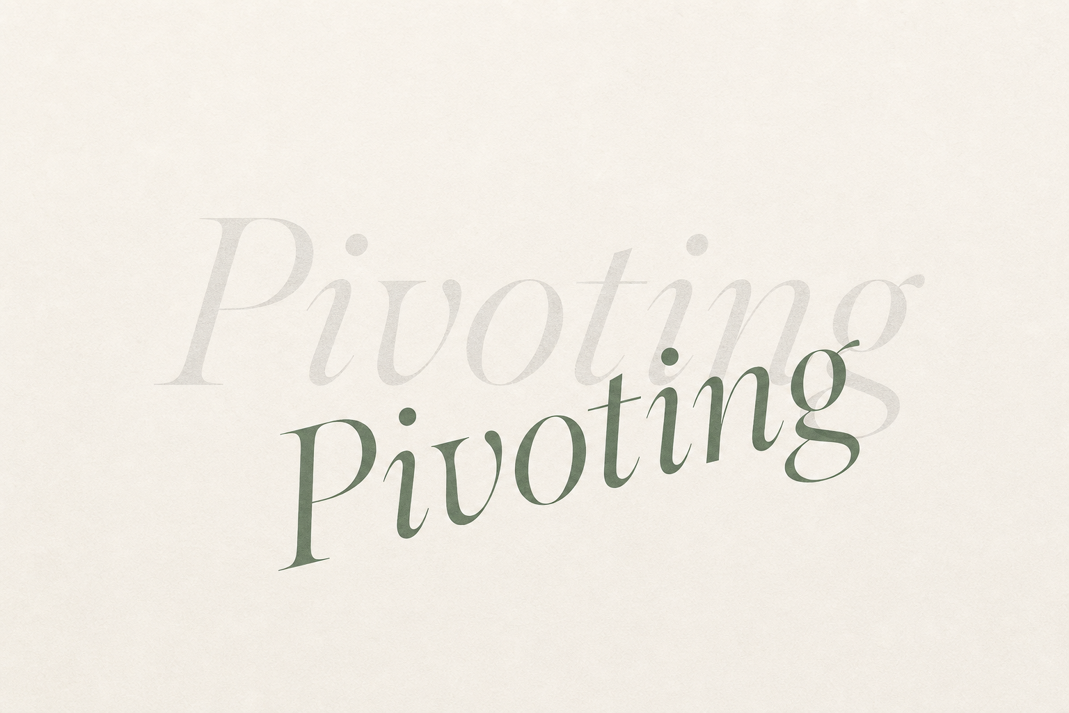 Pivoting